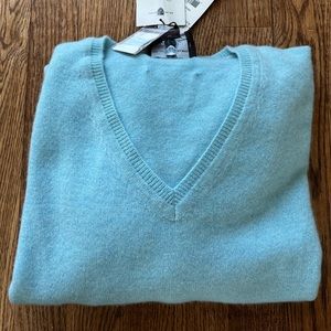 Black & Brown Cashmere Sweater XL NWT